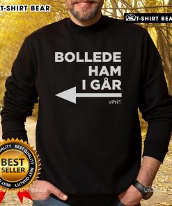 Alt Text: Official Princess Isabella wearing Bollede Ham I Gar sweatshirt, showcasing royal style and casual fashion.
