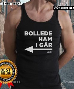 Official Princess Isabella wearing Bollede Ham I Gar tank top, showcasing her stylish and trendy fashion choice.