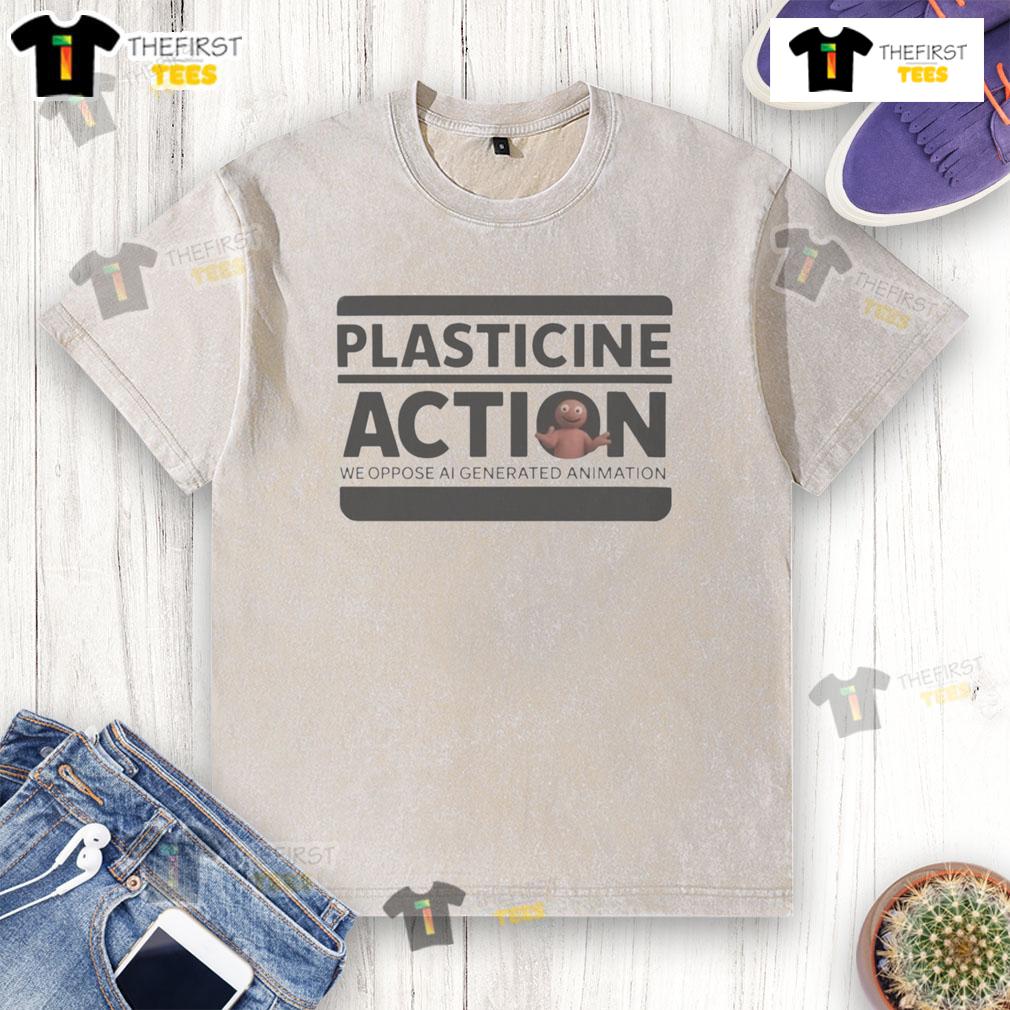Official Protests Plasticine Action Washed T Shirt Official Protests Plasticine Action washed t-shirt design featuring vibrant colors and bold graphic print.