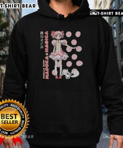 Official Puella Magi Madoka Magica Madoka Kaname polka dot hoodie featuring vibrant colors and unique design.