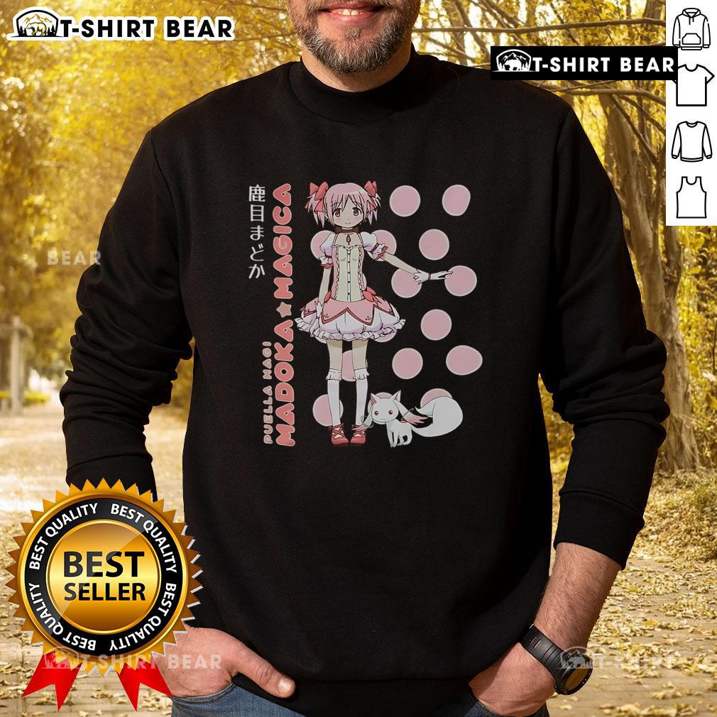 Official Puella Magi Madoka Magica Madoka Kaname Polka Dot Sweatshirt Official Puella Magi Madoka Magica Madoka Kaname polka dot sweatshirt featuring vibrant colors and iconic character design.