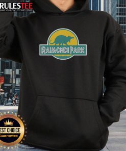 Official Raimondi Park logo hoodie featuring a stylish design, perfect for outdoor enthusiasts and park supporters.