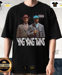 Alt Text: Official Rappers Sinners Yin Yang Twins Drake Michael B. Jordan T-Shirt featuring vibrant graphic design and bold colors.