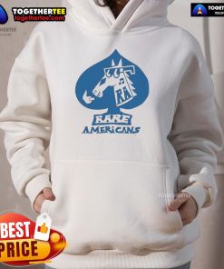 Official Rare Americans Spades Hoodie featuring unique design, perfect for fans of the band and stylish streetwear.