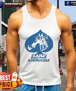 Official Rare Americans Spades Tank Top featuring a stylish design, perfect for summer casual wear and fans of the brand.