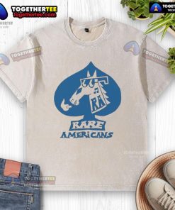 Official Rare Americans Spades Washed T-Shirt in soft fabric, featuring a stylish design perfect for casual wear.