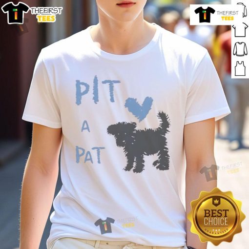 Alt Text: Official Riandco Pit A Pat T-Shirt featuring a vibrant design and comfortable fit for casual wear enthusiasts.