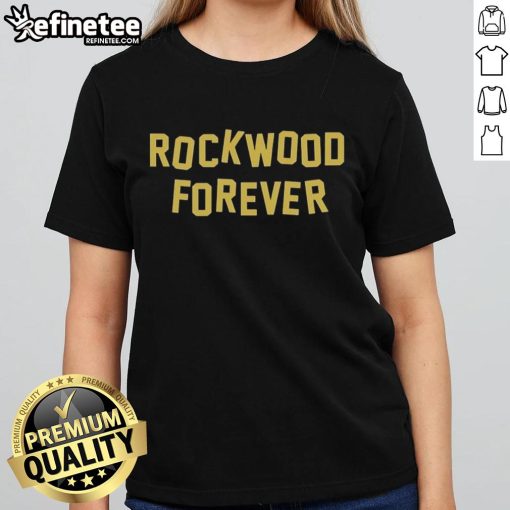Alt Text: Official Rockwood Forever Ladies Tee in stylish design, perfect for casual wear and showcasing Rockwood pride.