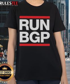 Official Run BGP Ladies Tee in vibrant colors, perfect for activewear and stylish workouts.