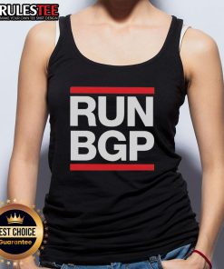 Official Run BGP Tank Top featuring a stylish design, perfect for workouts and casual wear, showcasing athletic fashion.
