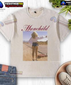 Official Sabrina Charpentier Manchild hitchhike washed t-shirt featuring a unique design and casual fit for stylish comfort.