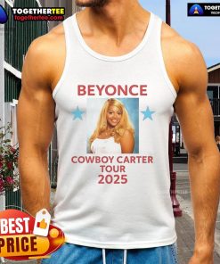 Official Schatar Sapphira Beyonce Cowboy Carter Tour 2025 tank top featuring vibrant graphics and stylish design.