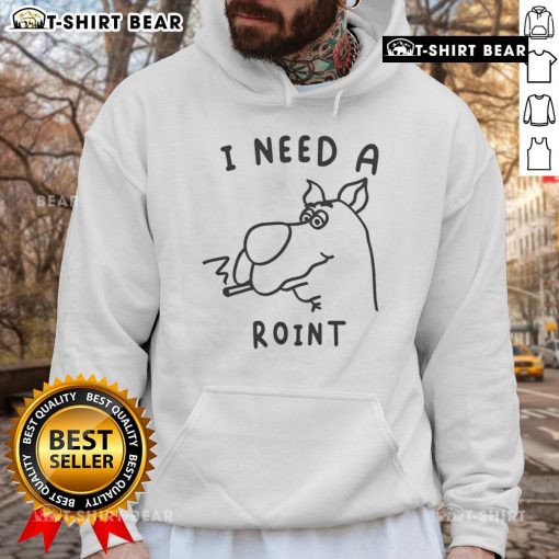 Alt Text: Official Scooby-Doo Smoking I Need A Roint Hoodie featuring vibrant graphics and cozy design for fans.