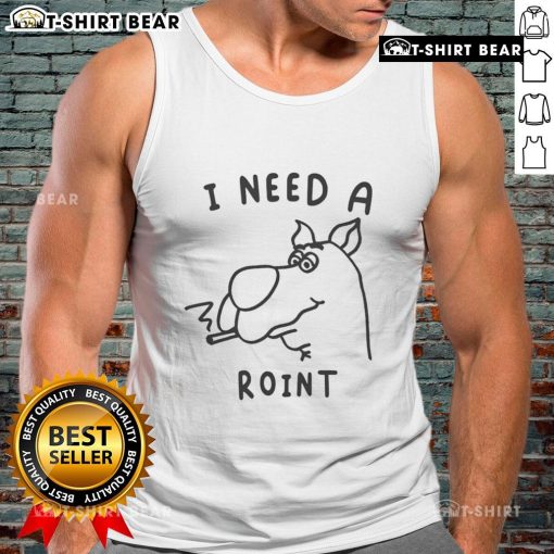 Alt Text: Official Scooby-Doo Smoking I Need A Roint Tank Top featuring iconic characters in a fun, vibrant design.