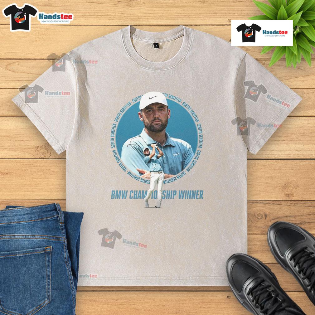 Official Scottie Scheffler Wins Bmw Championship Golf Tournament Winner Fifth Victory Washed T-Shirt