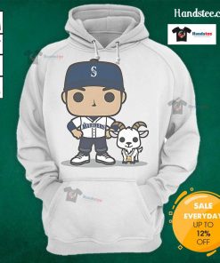 Official Seattle Mariners Goat Night 2025 hoodie featuring team colors and logo, perfect for fans and collectors.
