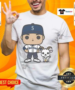 Official Seattle Mariners Goat Night 2025 T-Shirt featuring unique design and vibrant team colors for fans.