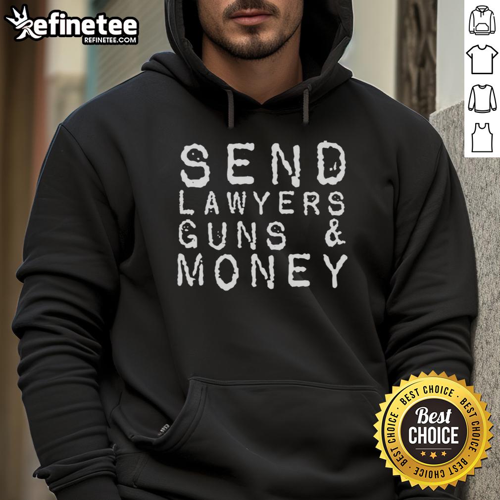 Official Send Lawyers Guns And Money Hoodie Official Send Lawyers Guns And Money Hoodie featuring bold text design, perfect for casual wear and statement fashion.