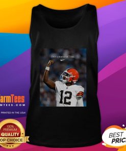Shedeur Sanders tank top featuring 'Only A Matter Of Time' design, perfect for fans and sportswear enthusiasts.