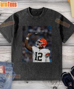 Alt Text: Shedeur Sanders Only A Matter Of Time washed t-shirt, featuring a stylish design perfect for fans and fashion lovers.
