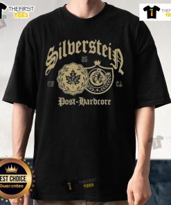 Alt Text: Official Silverstein post hardcore t-shirt featuring logo design, perfect for fans of the band and the genre.