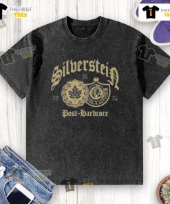 Official Silverstein post-hardcore washed t-shirt featuring a vintage design, perfect for fans of the band.