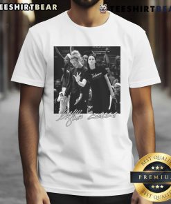 Official Sophie Cunningham X Caitlin Clark Indiana Fever WNBA basketball T-shirt featuring team colors and logos.