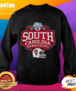 Official South Carolina Gamecocks 2025 Aflac Kickoff Game 2 sweatshirt featuring team logo and vibrant colors.