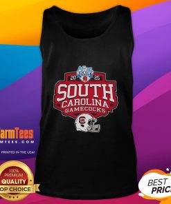Official South Carolina Gamecocks 2025 Aflac Kickoff Game 2 tank top featuring team colors and logo for fans.
