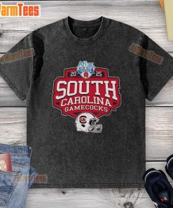 Official South Carolina Gamecocks 2025 Aflac Kickoff Game 2 Washed T-Shirt featuring team logo and vibrant colors.