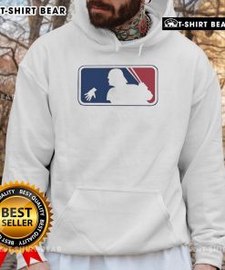 Official Star Wars X MLB logo hoodie featuring a unique design for fans of both franchises.
