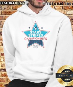 Official Stars & Stripes Championships hoodie, Sevierville TN, July 10-12, 2025, showcasing patriotic design and event details.