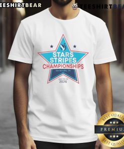 Official Stars & Stripes Championships T-Shirt for Sevierville, TN, July 10-12, 2025, featuring vibrant design.