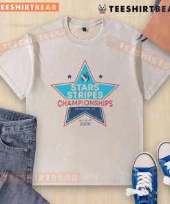 Official Stars & Stripes Championships washed t-shirt from Sevierville, TN, July 10-12, 2025.