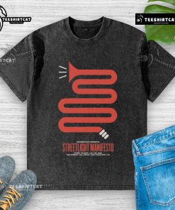 Official Streetlight Manifesto concert t-shirt from San Francisco, CA, July 25, 2025, featuring a washed vintage design.