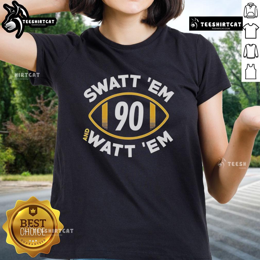 Official Swatt Em And Watt Em 90 Pittsburgh Football Ladies Tee Official Swatt Em And Watt Em 90 Pittsburgh Football Ladies Tee in stylish design, perfect for supporting your team.