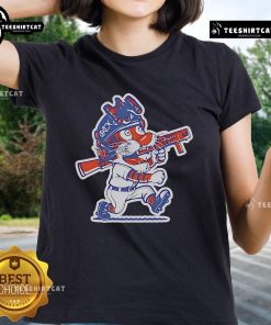 Official Tactical On The X Det Tigers Paws Ladies Tee featuring a stylish design perfect for fans and casual wear.