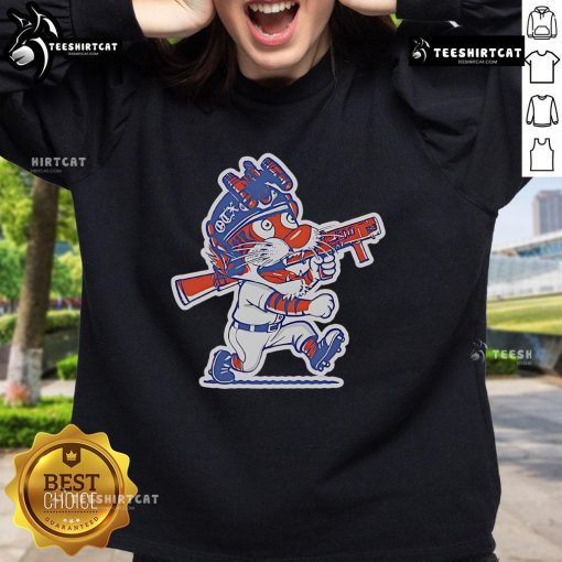 Official Tactical On The X Det Tigers Paws Sweatshirt featuring a bold tiger paw design for stylish comfort.