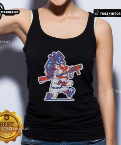 Alt Text: Official Tactical On The X Det Tigers Paws Tank Top featuring a bold tiger paw design for stylish active wear.