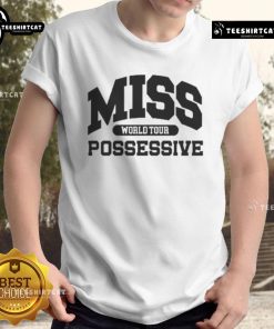 Alt Text: Official Tate McRae Miss Possessive World Tour T-Shirt featuring a stylish design and vibrant colors for fans.