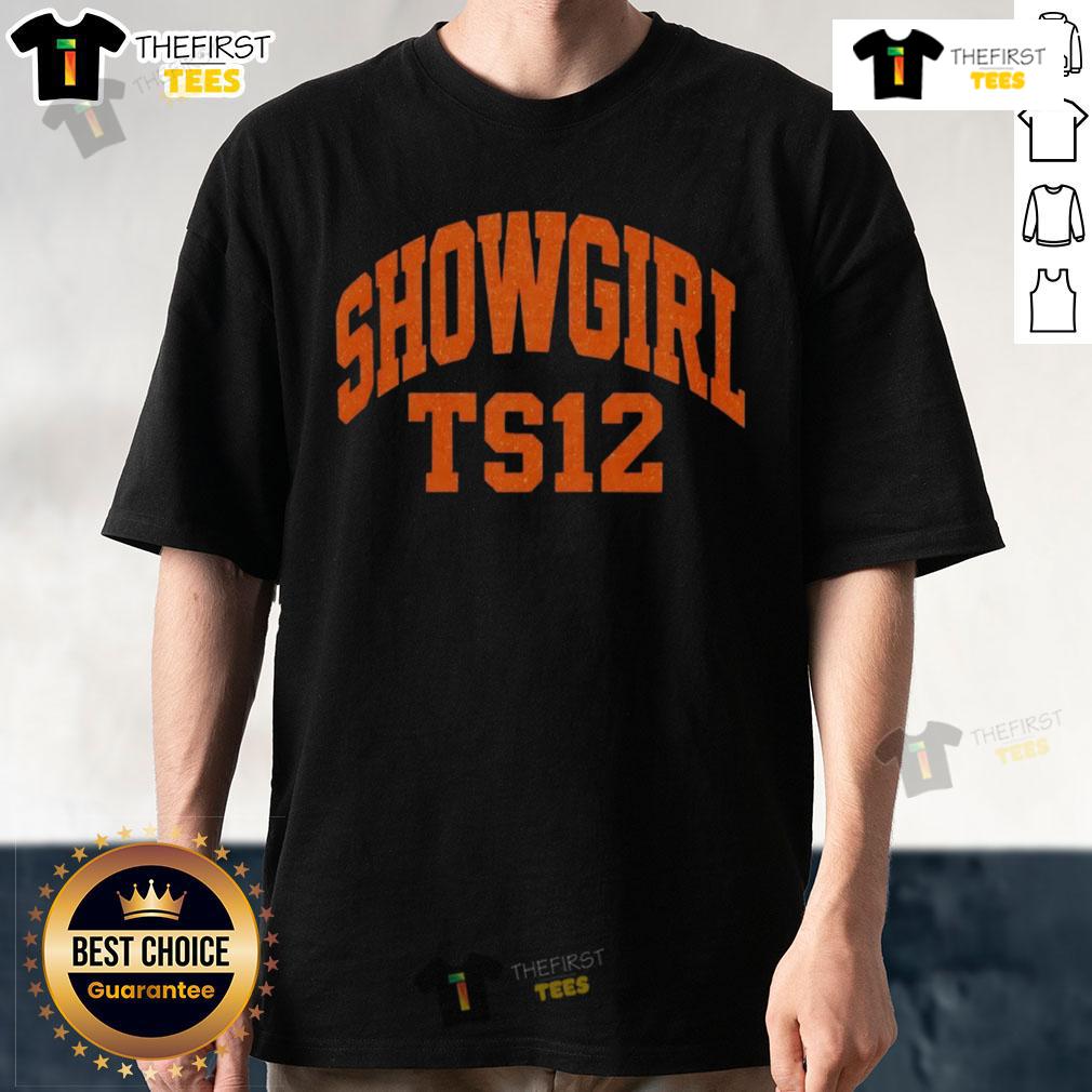 Official Taylor Showgirl Ts121 T Shirt Alt Text: Official Taylor Showgirl Ts121 T-Shirt featuring vibrant design and stylish fit, perfect for fans and fashion lovers.