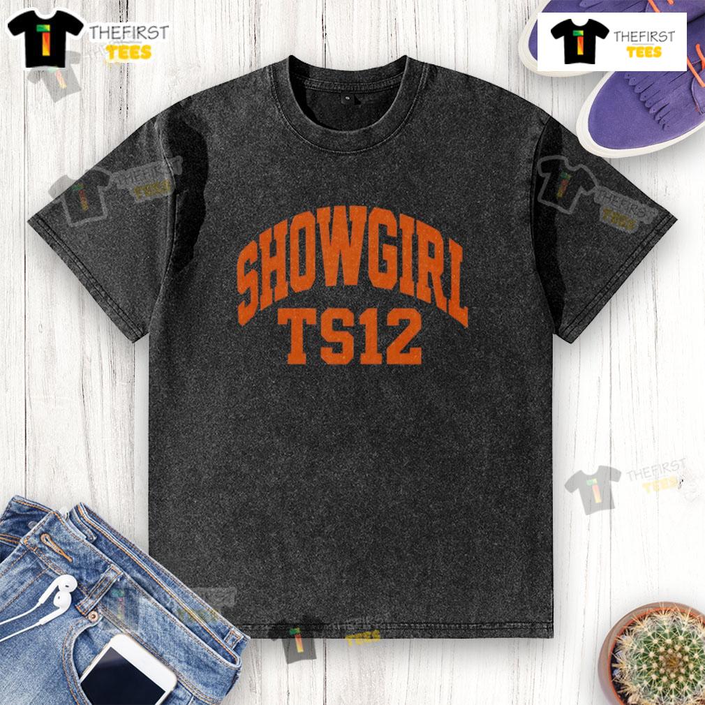 Official Taylor Showgirl Ts121 Washed T Shirt Official Taylor Showgirl TS121 washed t-shirt featuring vibrant graphics and a comfortable fit for fans.