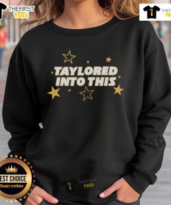 Official Taylored Into This Star Sweatshirt featuring a stylish star design, perfect for casual wear and fans.
