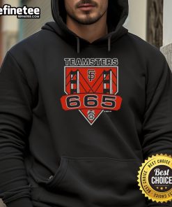 Official Teamsters 665 San Francisco Bridge Hoodie showcasing a stylish design with the iconic bridge graphic.