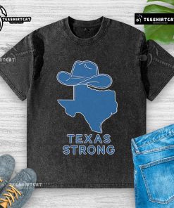 Official Texas Strong Flood Relief washed t-shirt featuring a bold design, perfect for supporting flood recovery efforts.
