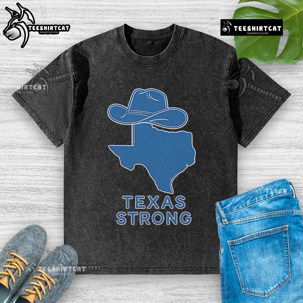 Official Texas Strong Flood Relief Washed T Shirt Official Texas Strong Flood Relief washed t-shirt featuring a bold design, perfect for supporting flood recovery efforts.