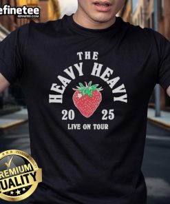Official The Heavy Heavy 2025 Live On Tour T-Shirt featuring vibrant graphics and tour details for fans.