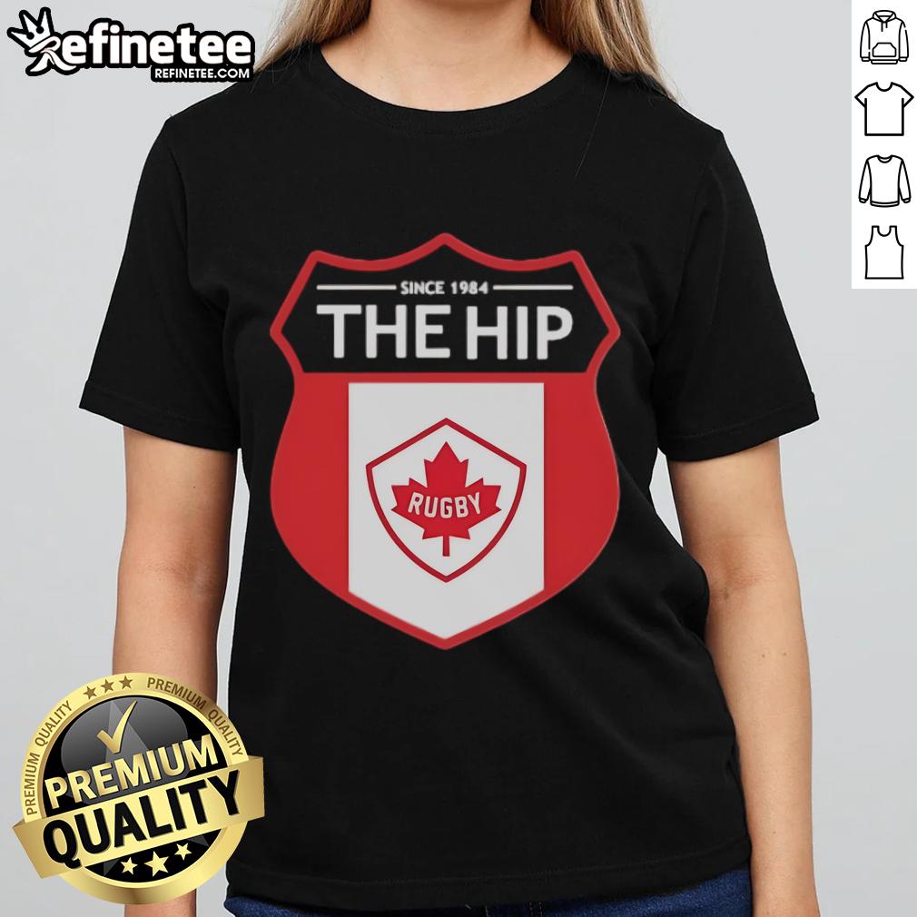 Official The Hip Since 1984 Rugby Ladies Tee Official The Hip Since 1984 Rugby Ladies Tee in stylish design, perfect for casual wear and rugby enthusiasts.