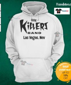 Official The Killers Summer in Vegas Hoodie featuring bold graphics and vibrant colors, perfect for fans and summer style.