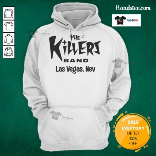 Official The Killers Summer in Vegas Hoodie featuring bold graphics and vibrant colors, perfect for fans and summer style.